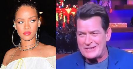 Charlie Sheen przeprasza Rihannę za nazwanie jej "su*ą" i... zaprasza na drinka