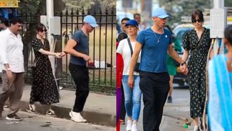 Chris Martin i Dakota Johnson trzymają się ZA RĘKĘ, spacerując ulicami Bombaju. Kryzys zażegnany?