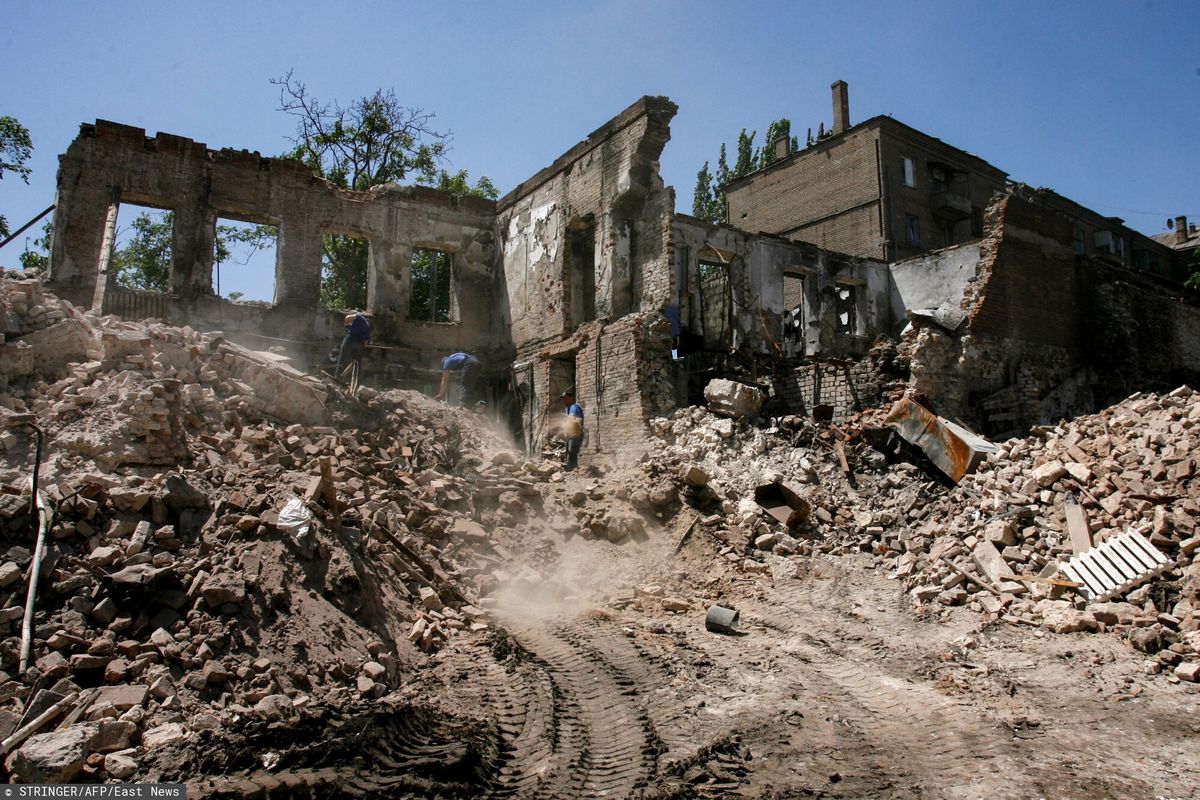 Mariupol zniszczony przez rosyjskie wojska 