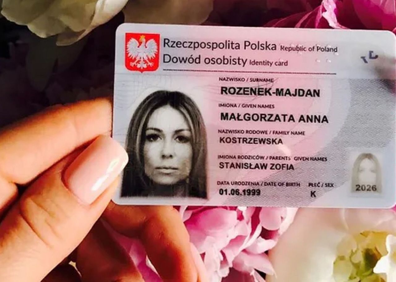 Małgorzata Rozenek pokazała niedowiarkom swój fikcyjny dowód osobisty