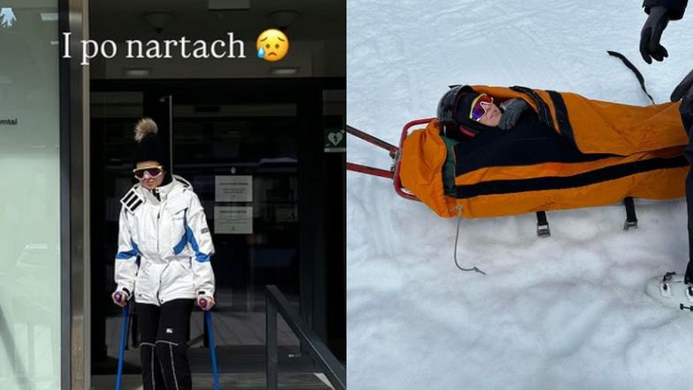 Paulina Koziejowska miała WYPADEK na stoku! Pokazała zdjęcia