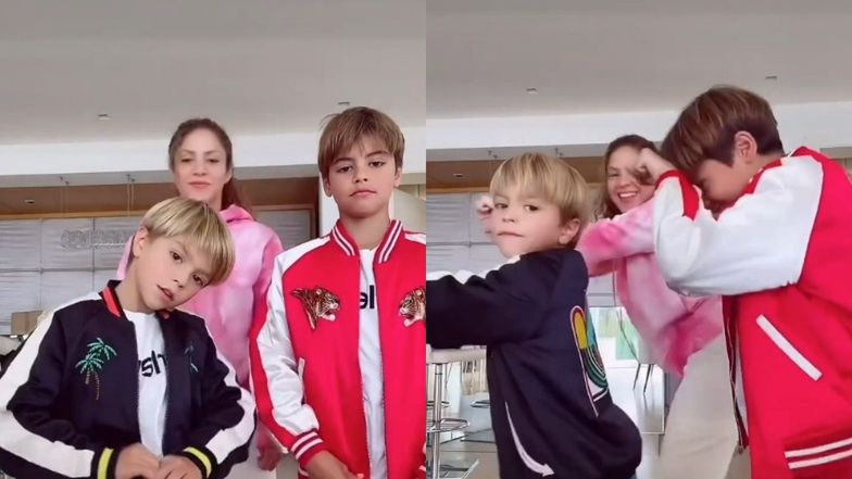 Shakira tańczy z synami