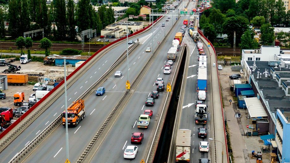 Problemy na estakadzie Kwiatkowskiego