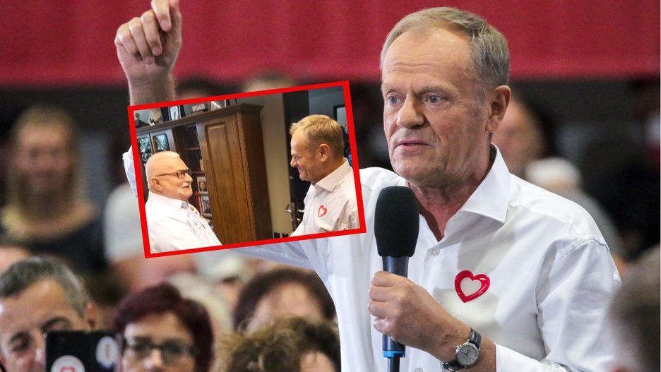 Donald Tusk zamieścił zdjęcie z Lechem Wałęsą