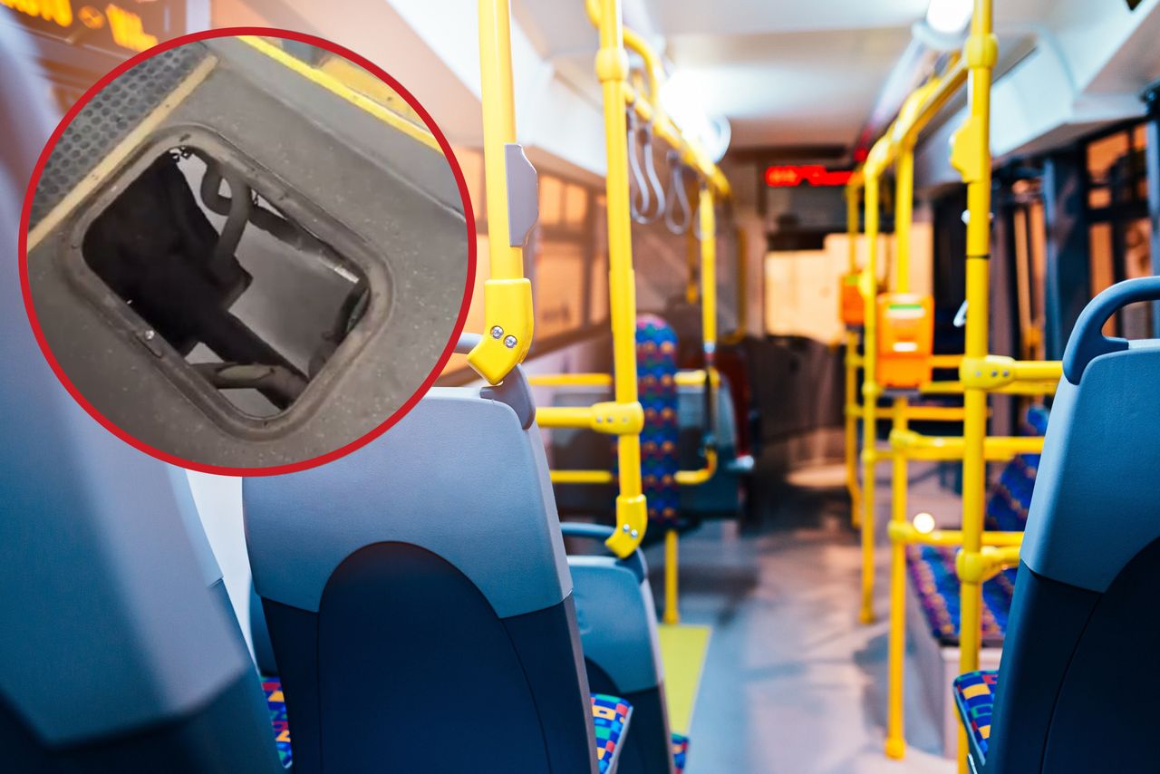 Absurd na polskich drogach. Podróżni jechali dziurawym autobusem