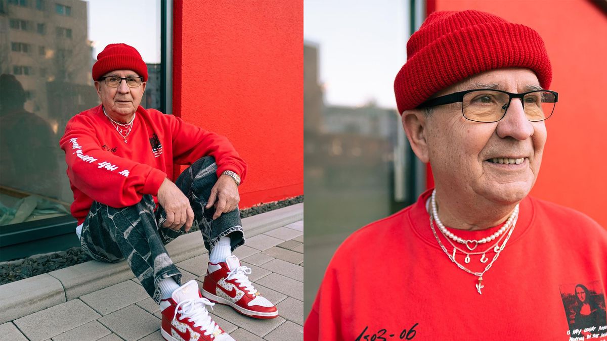 Wystrzałowy dziadek podbija internet. Wszystko dzięki odtwarzaniu zdjęć celebrytów 1