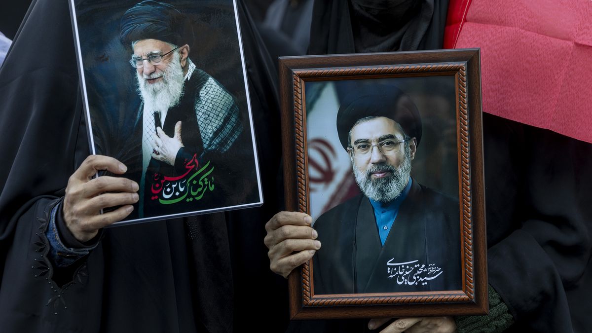 U.S. And Israel Wage War Against Iran
TEHRAN, IRAN - MARCH 9: Demonstrators pose with pictures of Iran's new Supreme Leader Ayatollah Mojtaba Khamenei (R), and his late father Ali Khamenei (L) during a rally in support of the new Supreme Leader at Enghelab Square on March 9, 2026 in Tehran, Iran. The United States and Israel continued their joint attack on Iran that began on February 28. Iran retaliated by firing waves of missiles and drones at Israel, and targeting U.S. allies in the region. (Photo by Majid Saeedi/Getty Images)
Majid Saeedi