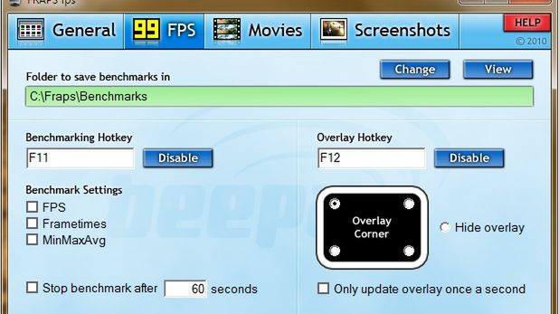 Nowy Fraps ze wsparciem dla 3D 1
