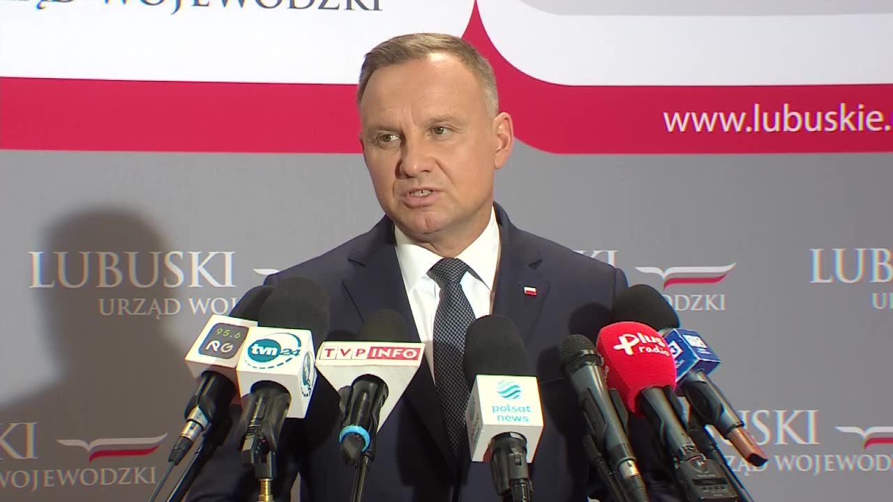 Prezydent Andrzej Duda o katastrofie na Odrze. “Ta toksyna się nie odkłada w ogóle w rybach”