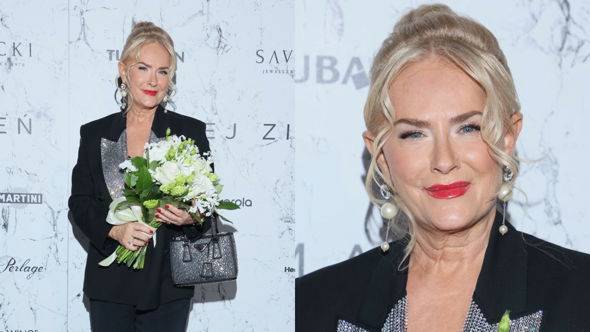 Dorota Soszyńska błyszczy na ściance pokazu Macieja Zienia