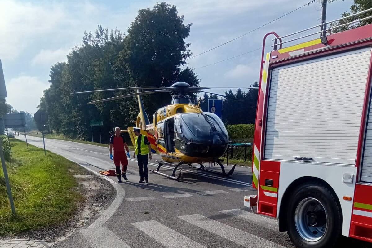 Zderzenie busa z autem w Pułankowicach
