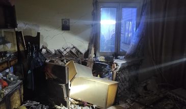 Kompletna demolka. Starsza pani myślała, że telewizor eksplodował