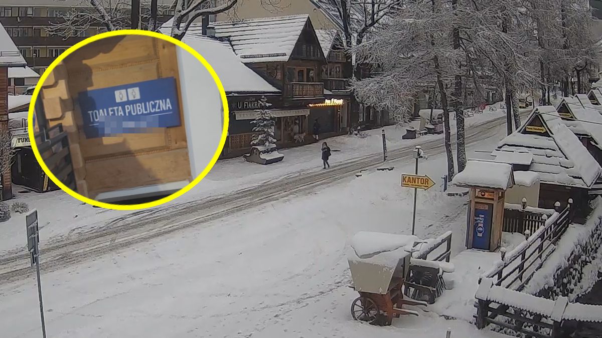 Cena toalety na Krupówkach wgniata w fotel