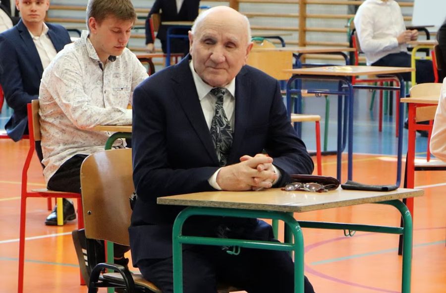 Józef Peruga podszedł do matury w wieku 85 lat