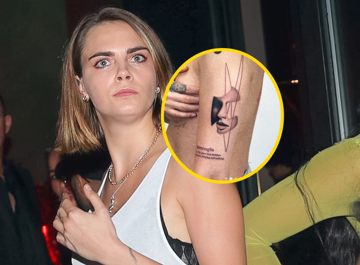 The actress has a new tattoo - with a spelling mistake.