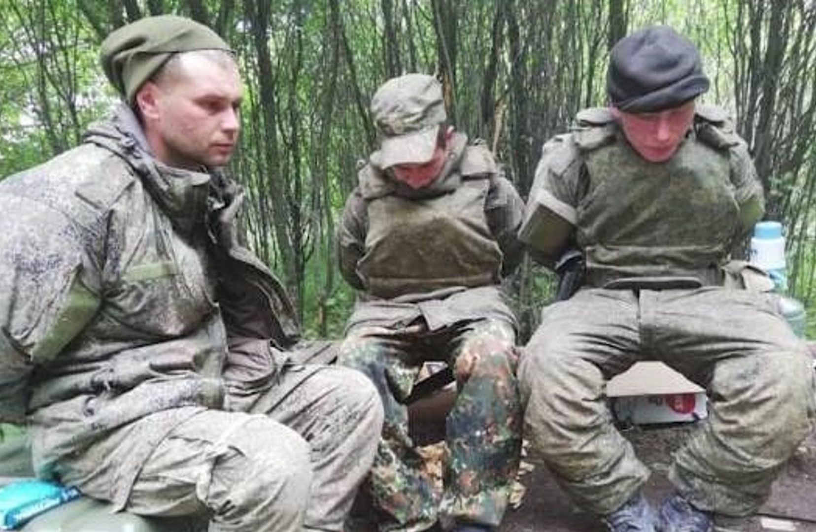 Białoruscy żołnierze schwytali Rosjan