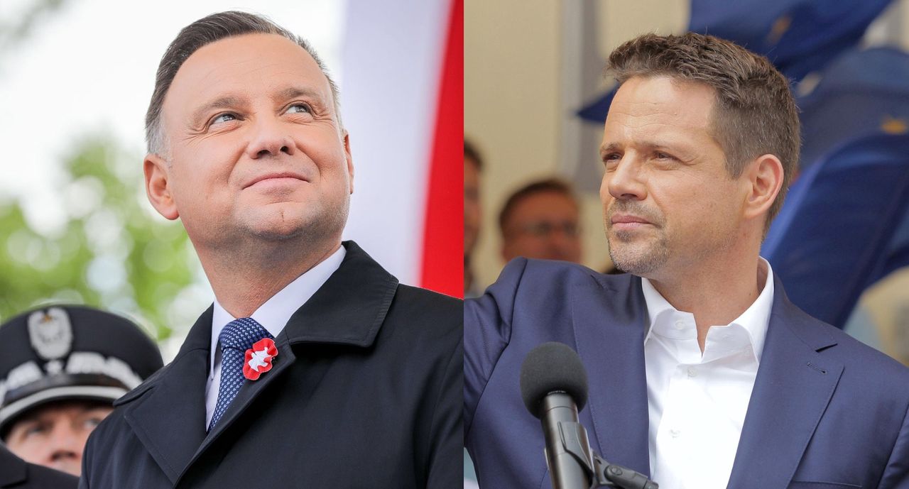 Najnowszy sondaż prezydencki IBRIS dla WP. Dla kogo II tura wyborów? Andrzej Duda i Rafał Trzaskowski idą łeb w łeb