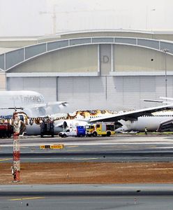 Awaryjne lądowanie samolotu w Dubaju. Maszyna stanęła w płomieniach