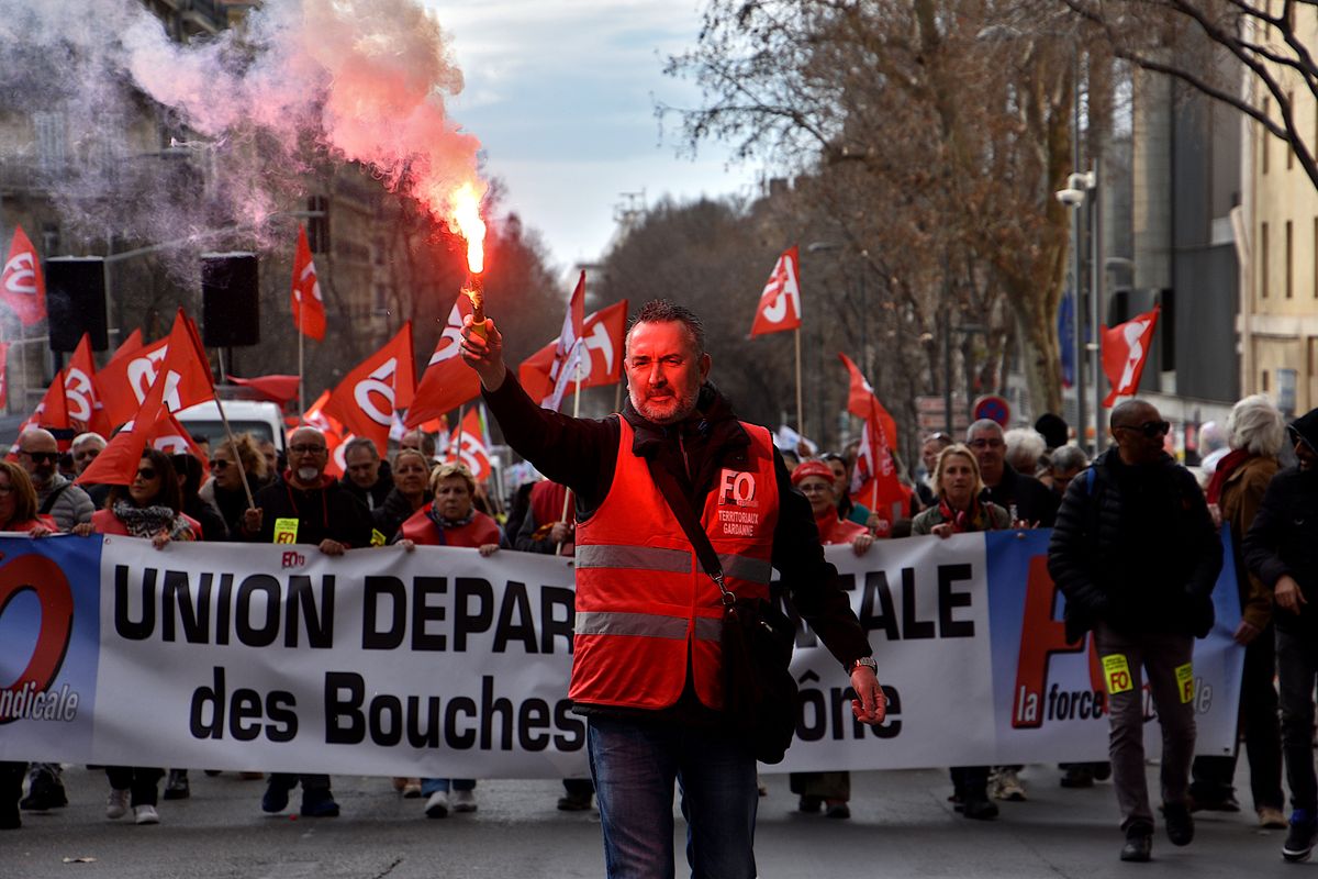 Protesty we francuskich miastach przeciwko podniesieniu wieku emerytalnego z 62 do 64 lat