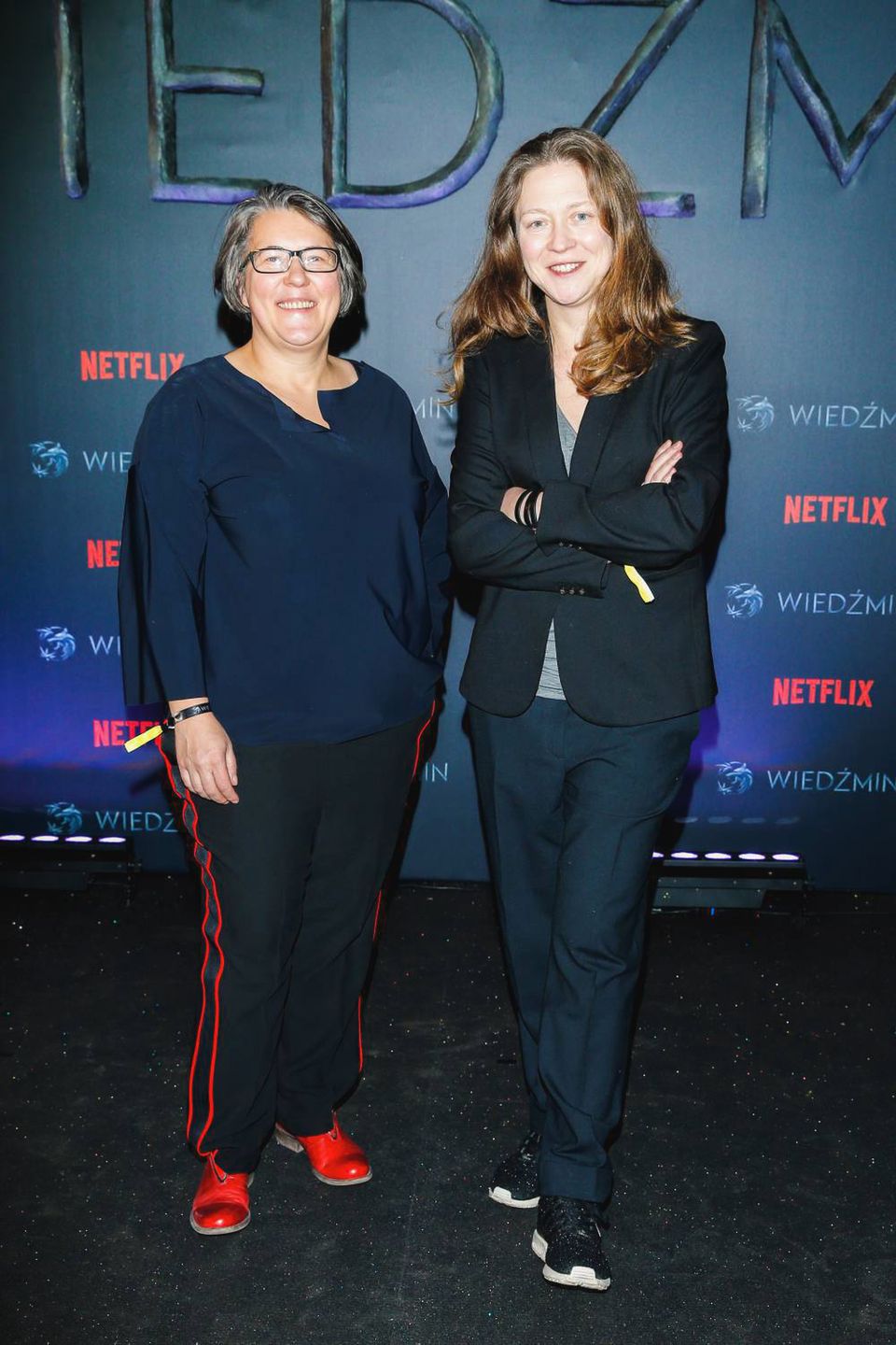 Olga Chajdas, Katarzyna Adamik - premiera serialu Wiedźmin