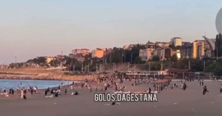 Ludzie uciekali z plaży. Dramatyczne sceny w Rosji