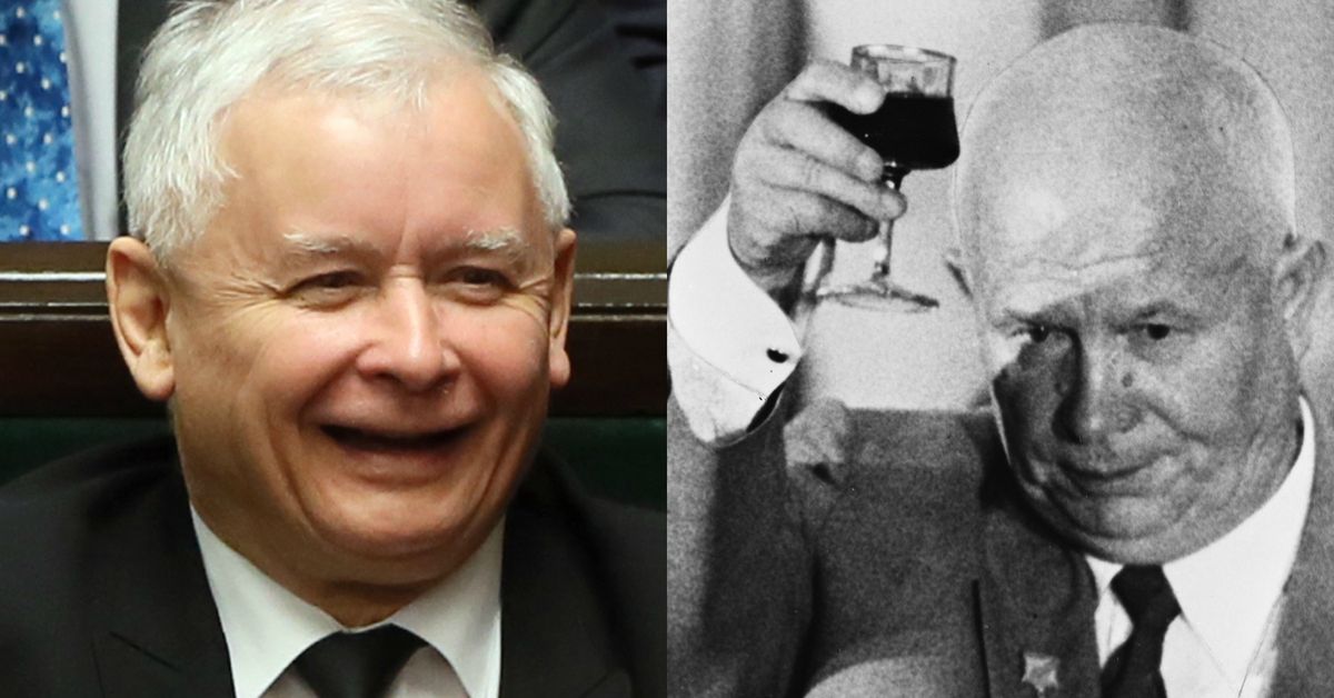 Kaczyński jak Chruszczow. Prezes żartuje na otwarciu kongresu PiS