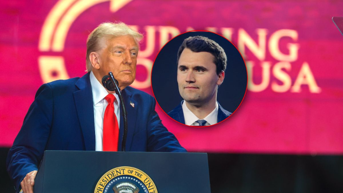 Donald Trump był obecny podczas uroczystości pogrzebowych.