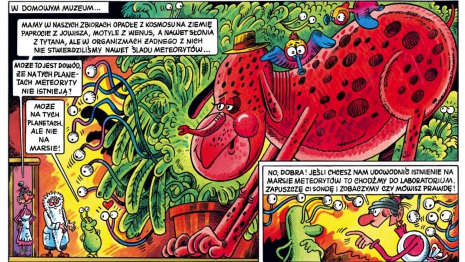 "Do bani z takim komiksem!" Tadeusza Baranowskiego to wciąż cudownie absurdalny humor i lingwistyczne zabawy