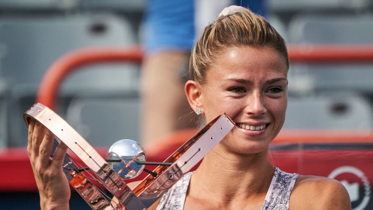 Zdjęcie okładkowe artykułu: PAP/EPA / ANDRE PICHETTE  / Na zdjęciu: Camila Giorgi, mistrzyni National Bank Open 2021