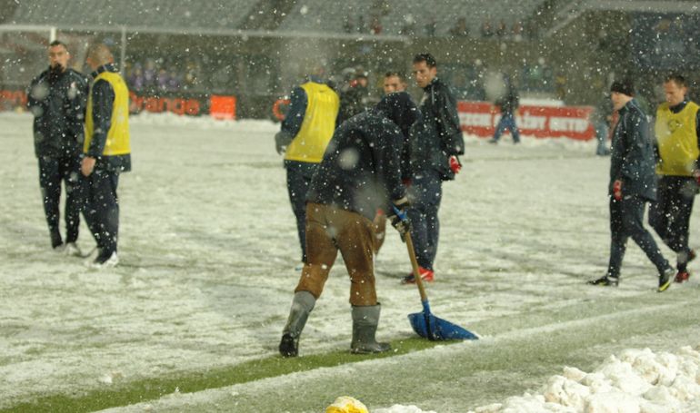 Podobne warunki atmosferyczne panowały podczas meczu Lecha z Juventusem