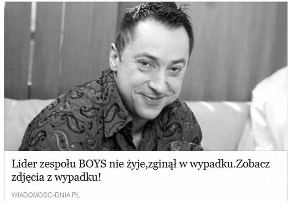 Marcin Miller nie żyje