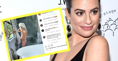 Zrobiła sobie roznegliżowane zdjęcie. Pokazała ciążowy brzuszek i piękną łazienkę