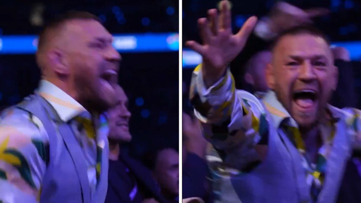  / Conor McGregor reaguje na nokaut w walce Joshua vs. Dubois
