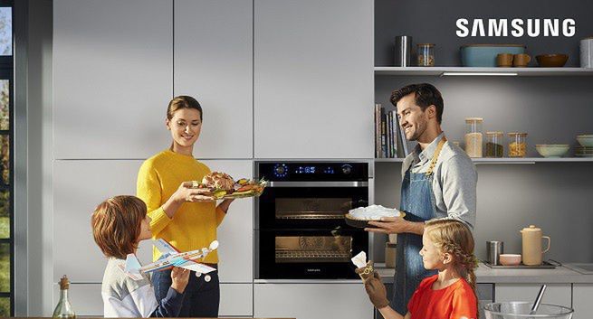 Gotowanie "dwa w jednym" w kampanii piekarników Samsung Dual Cook Flex