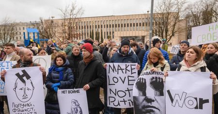 Na ulice wyszły setki ludzi. "Południe przeciwko Putinowi"