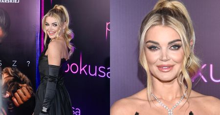 Edyta Folwarska brylowała na premierze "Pokusy" w biżuterii za ponad MILION ZŁOTYCH! Miała specjalną ochronę... (ZDJĘCIA)