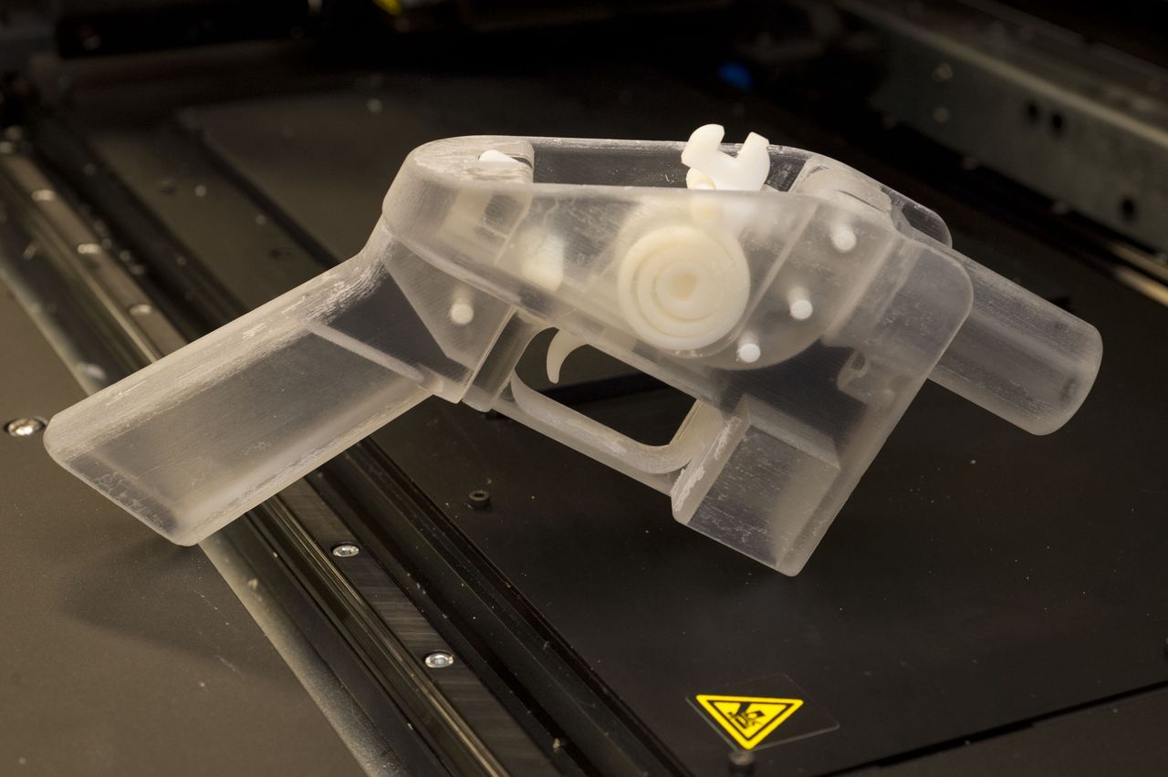 Pistolety z drukarek 3D. Nietypowe odkrycie w Holandii - Broń z drukarki 3D, zdjęcie poglądowe