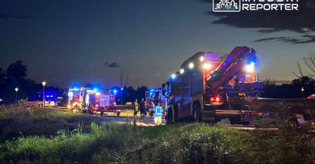Dramat pod Warszawą. Ciało mężczyzny zaczepione na zaporze wodnej