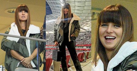 Ciężarna Anna Lewandowska w casualowej stylizacji na meczu Bayernu Monachium. Ładnie wyglądała? (ZDJĘCIA)