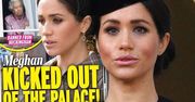 To dlatego Meghan Markle wyjechała do USA? Tabloid twierdzi, że królowa wyrzuciła ją z pałacu!