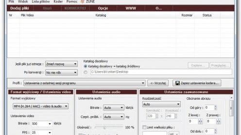 Konwertujemy filmy dla Nokii 5800 1