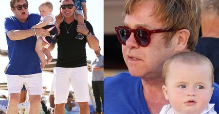 Elton John Z MĘŻEM I SYNAMI na wakacjach! (ZDJĘCIA)