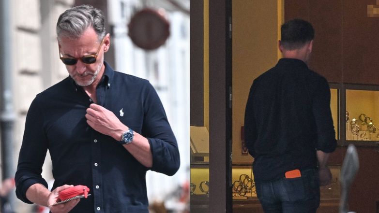 Piotr Kraśko maszeruje do salonu jubilerskiego