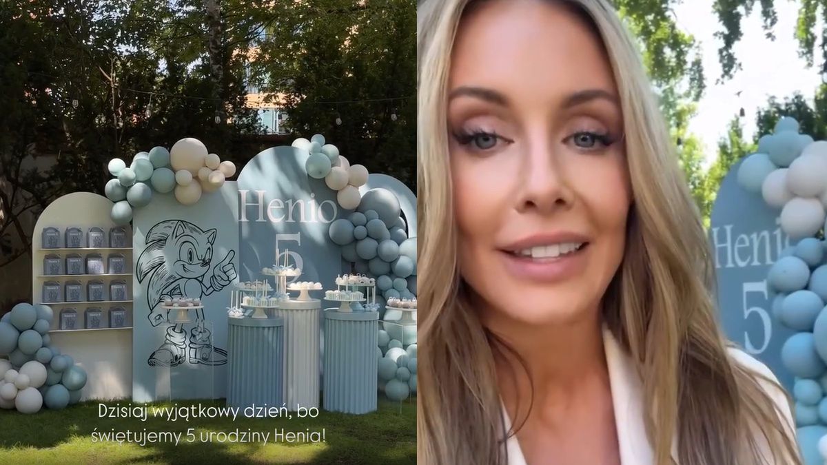 Małgorzata Rozenek-Majdan urządziła huczne urodziny synkowi. "Spełnienie marzeń"