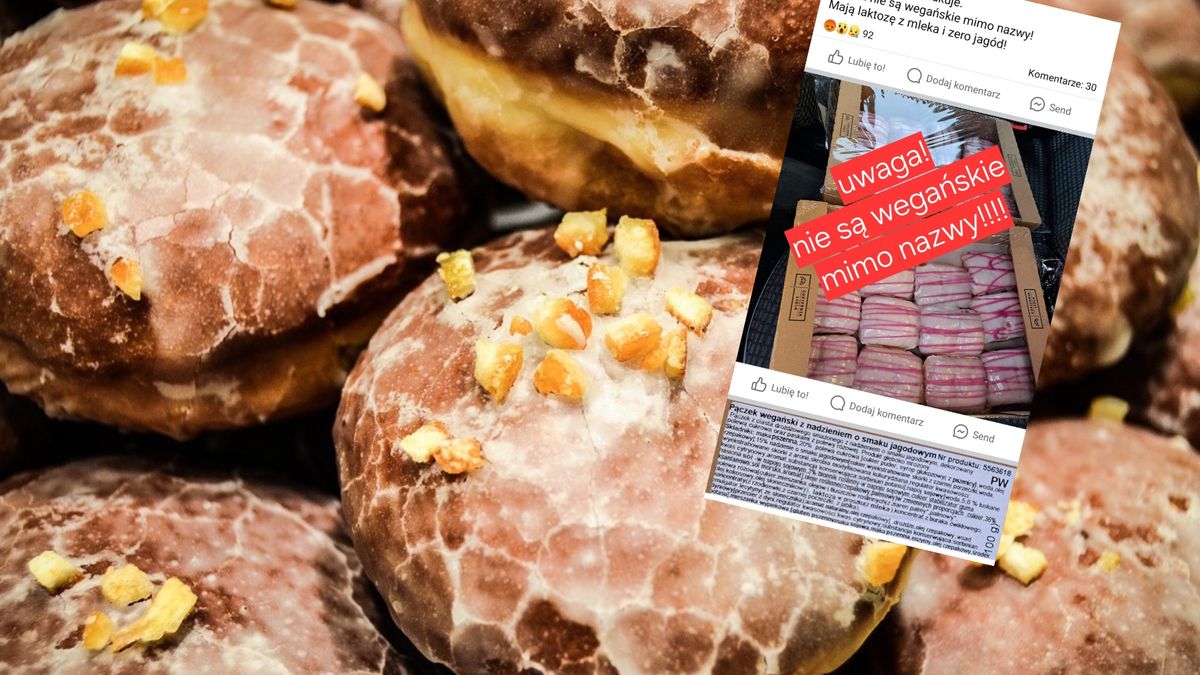 Afera w Lidlu. Klienci zwrócili uwagę na skład pączków