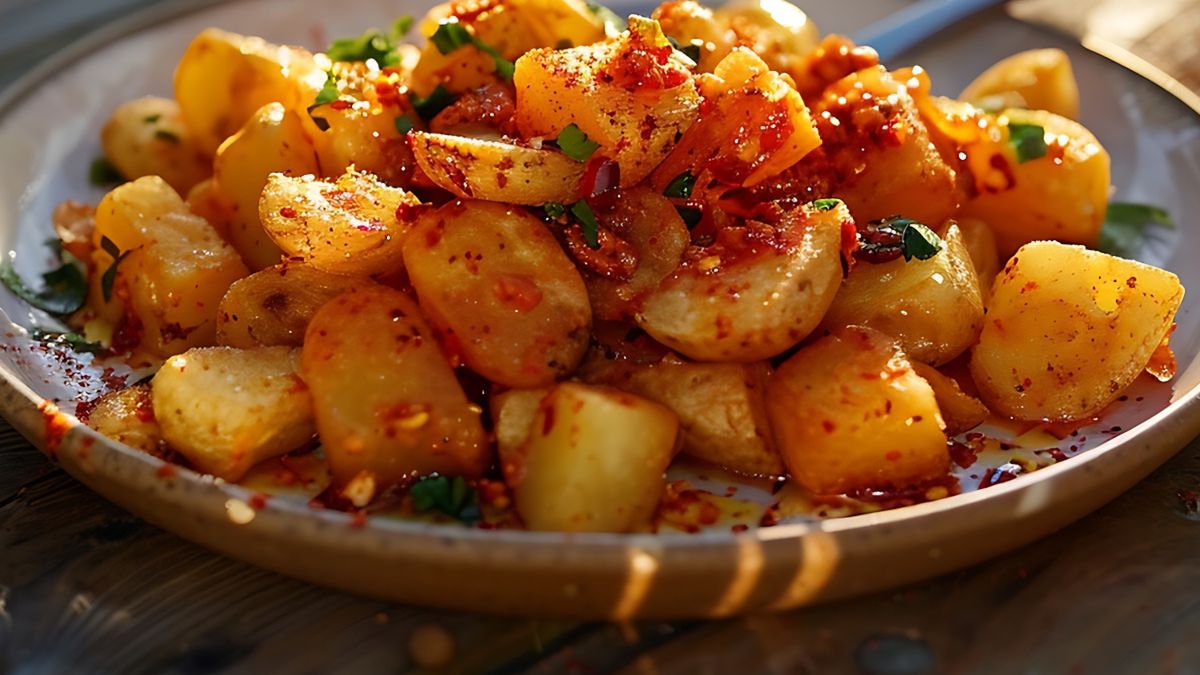 Talerz patatas bravas