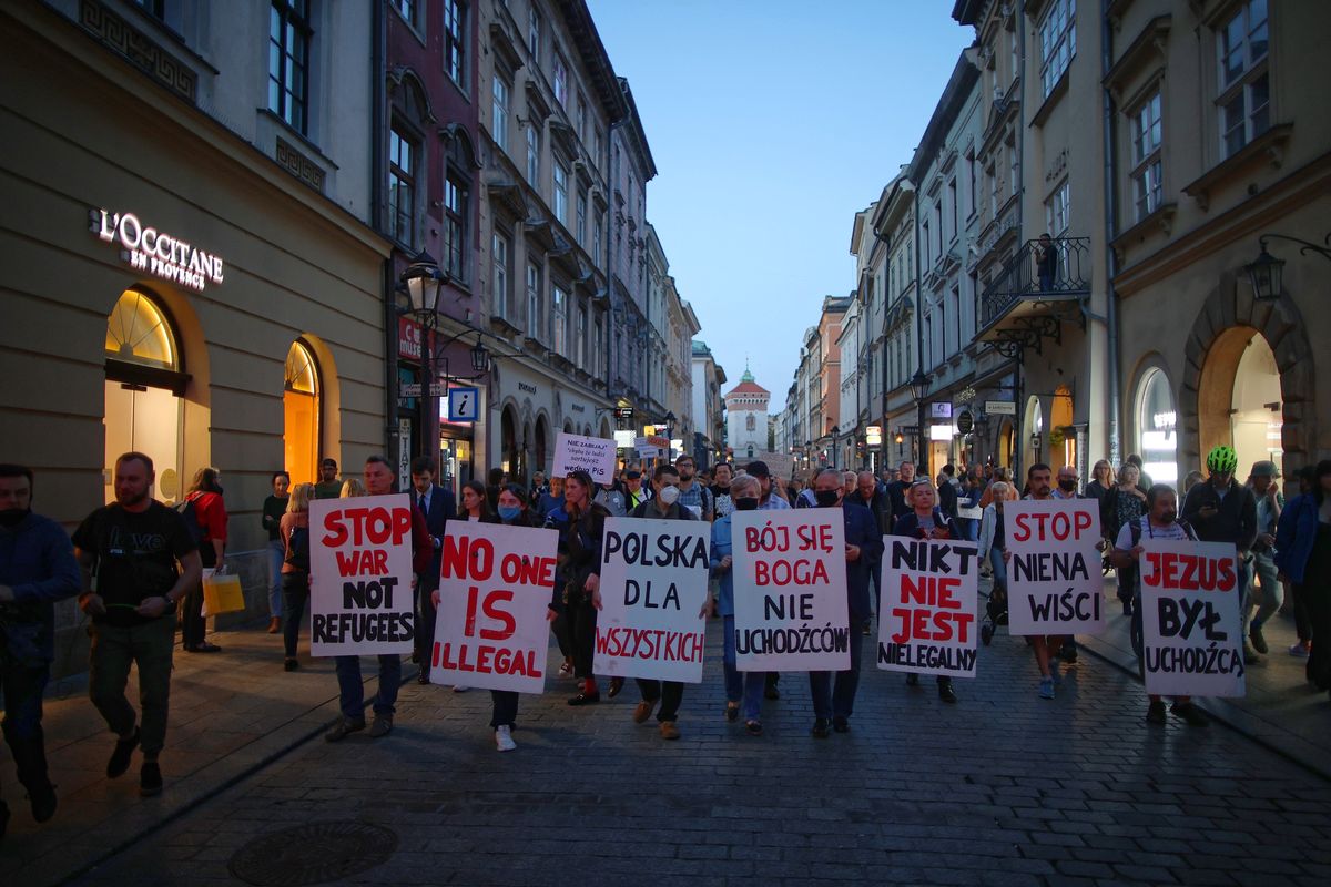 Dzieci migrantów z Michałowa. Protesty w całej Polsce 