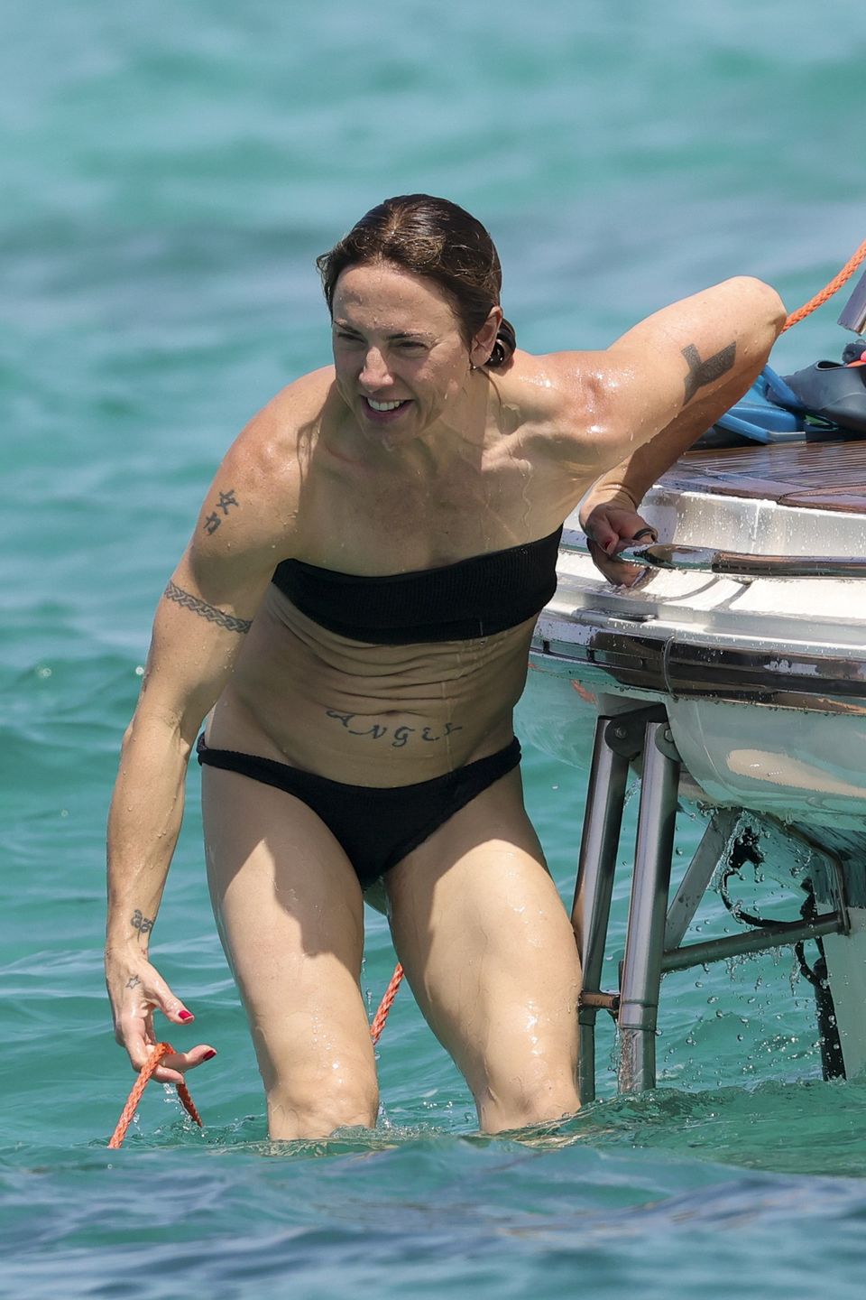 Mel C podczas wakacji na Ibizie