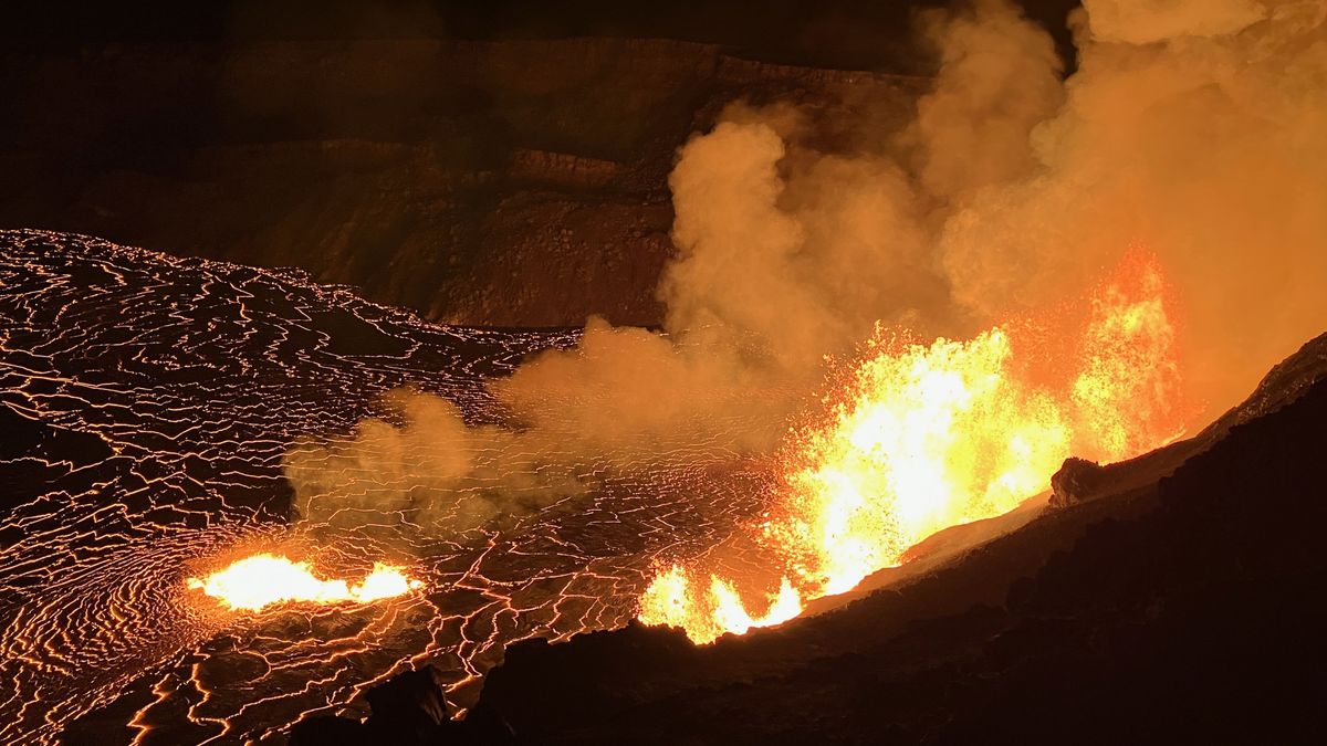 Erupcja wulkanu Kilauea na Hawajach