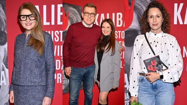 Gwiazdy podbijają szare panele na premierze książki o Jerzym Kalibabce: Orłoś z młodszą o 22 lata ukochaną, Rozenek, Bonda... (FOTO)